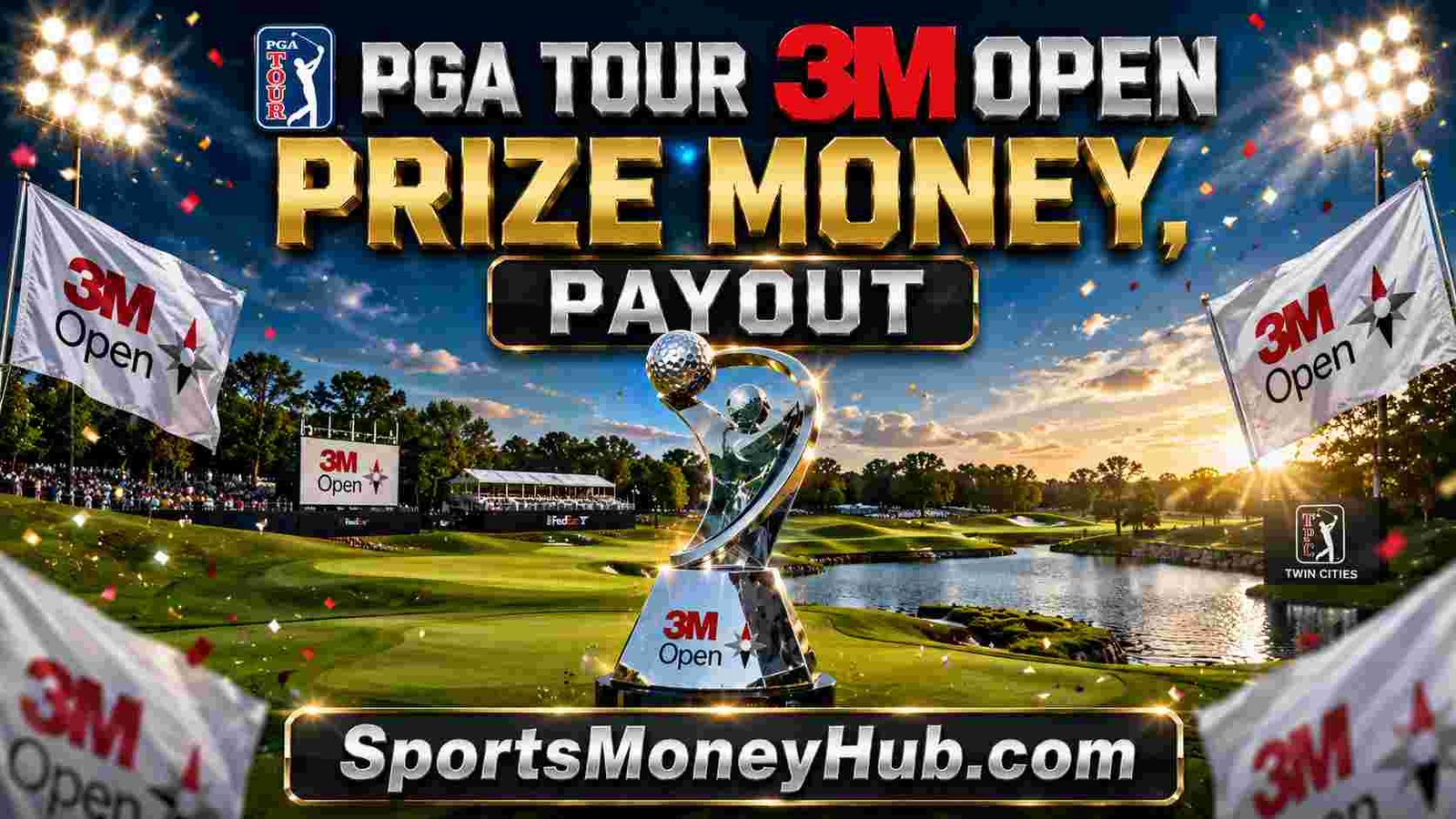 2026 3M Open prize money payout, purse breakdown