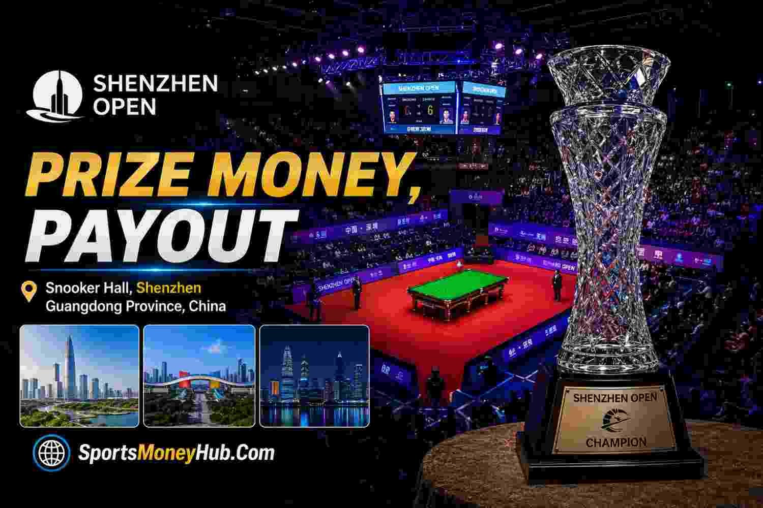 Shenzhen Open 2026 Snooker Prize Money Breakdown